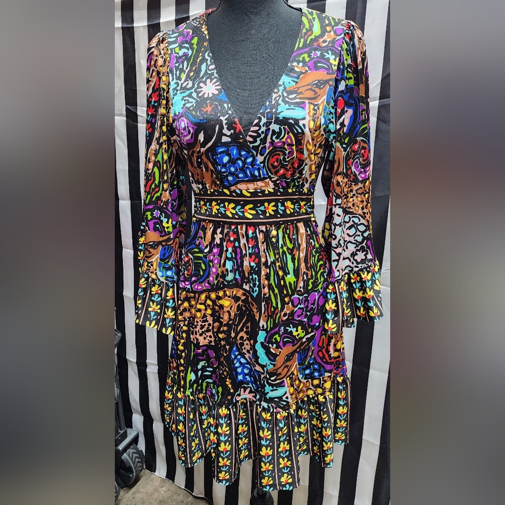 Betsey Jonhson Bambi Mini Multicolor Dress